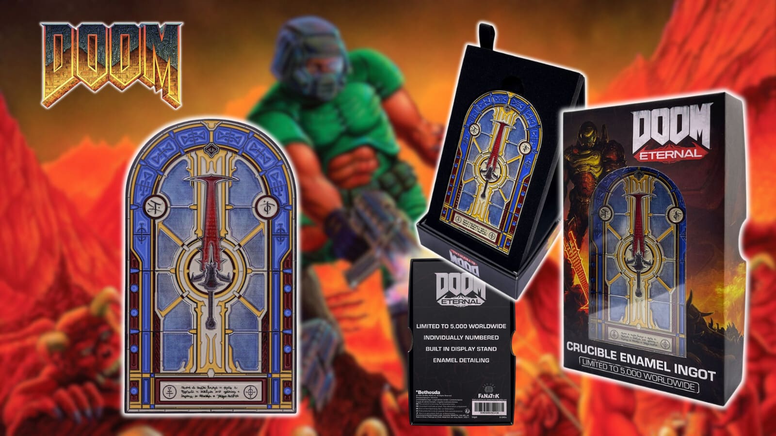 DOOM - Ingot Crucible Sword Limitovaná Edice