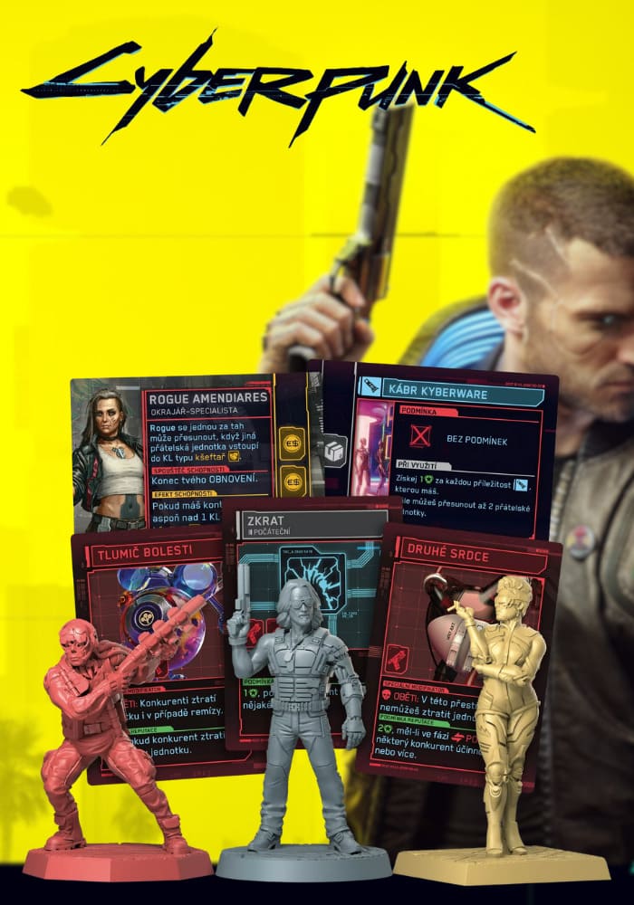CYBERPUNK 2077: Gangy Night City - Desková hra CZ