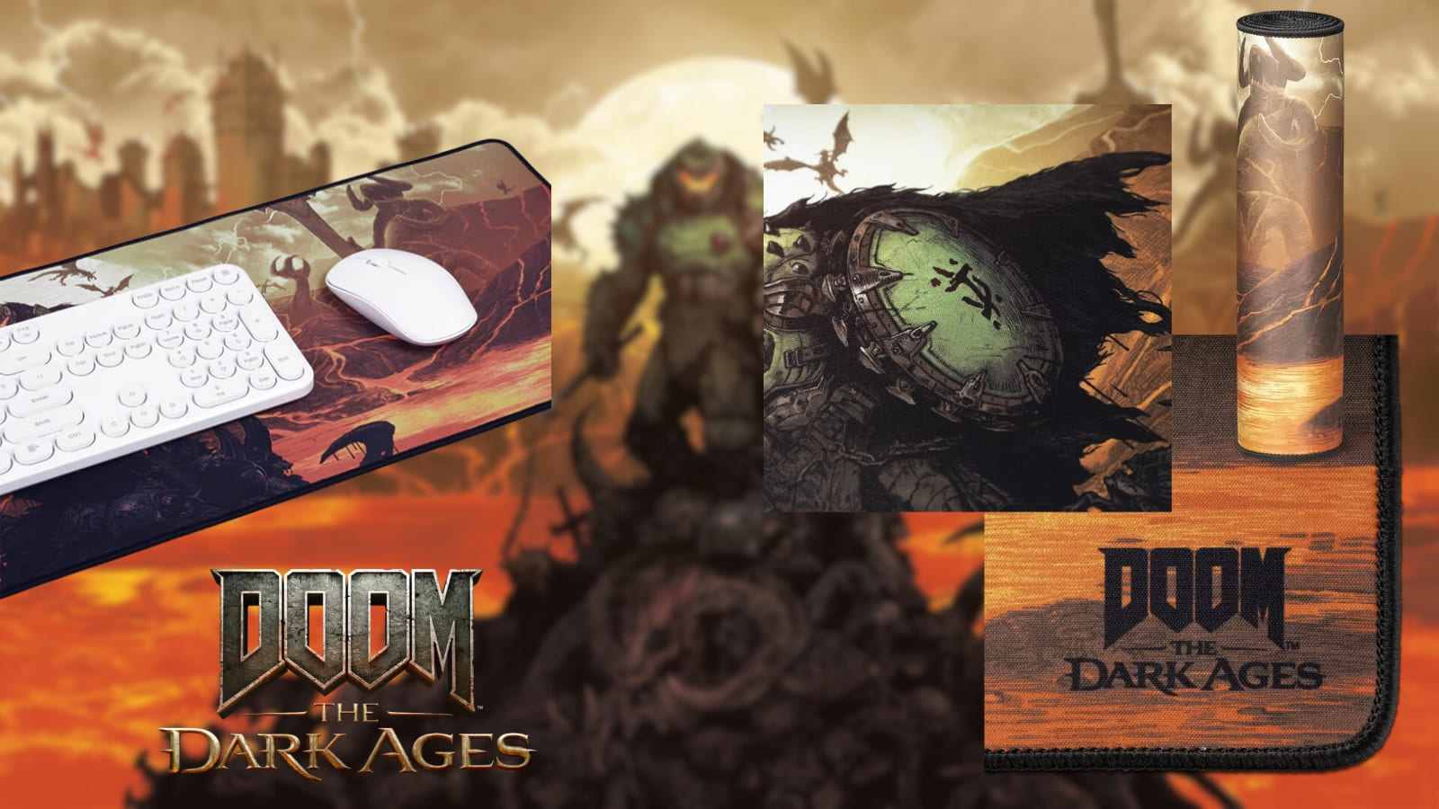 DOOM: The Dark Ages - Podložka pod Myš "Slayers Triumph"