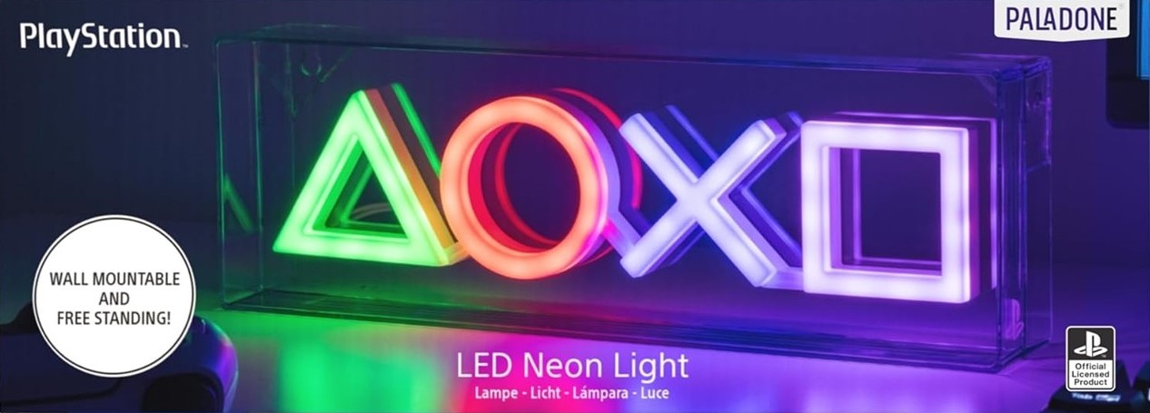 PlayStation - Lampička Neon Light Icons