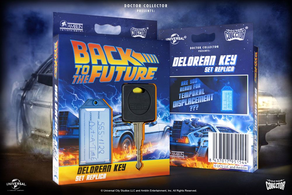 Back To The Future - DeLorean auto klíč 1:1