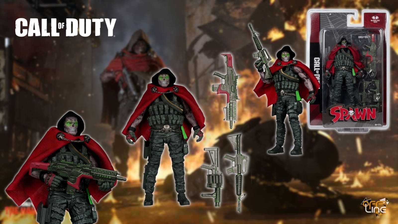 Call of Duty - Akční Figurka "Burned Spawn" [McFarlane]