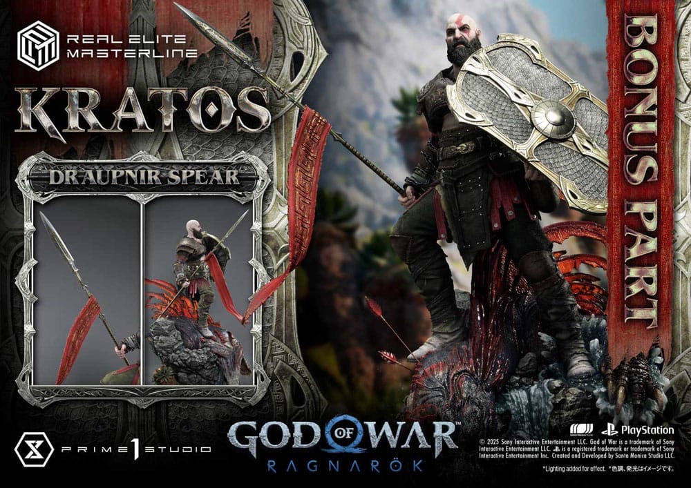God of War: Ragnarok - Socha Masterline Series 1:3 Kratos [Bonus]