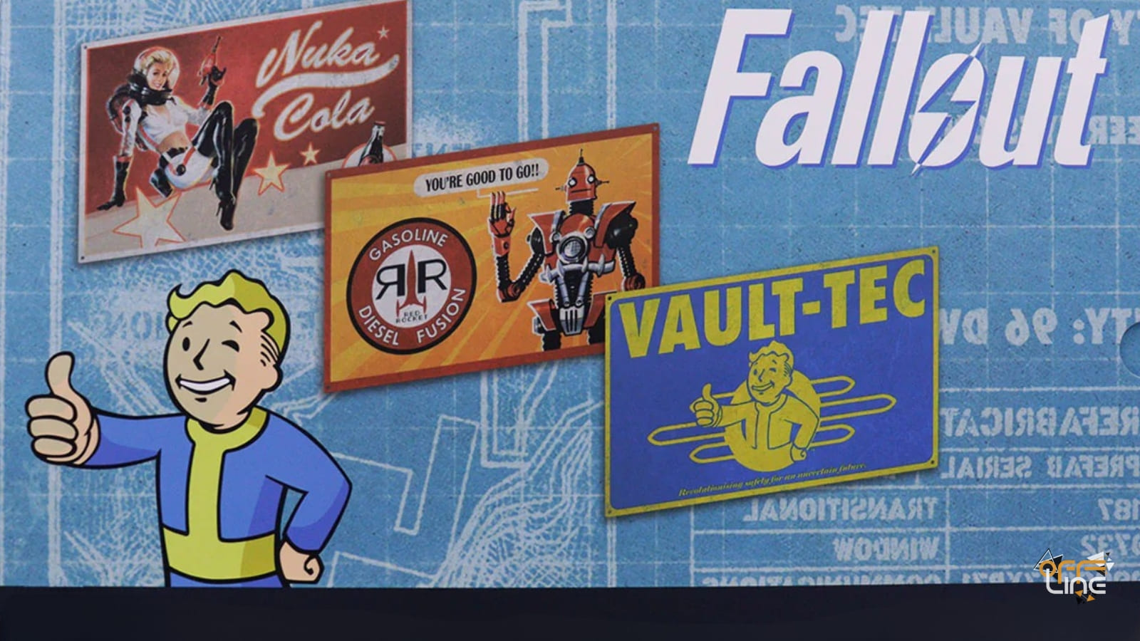 Fallout - 3x Set Plechových Cedulí [FaNaTtiK]