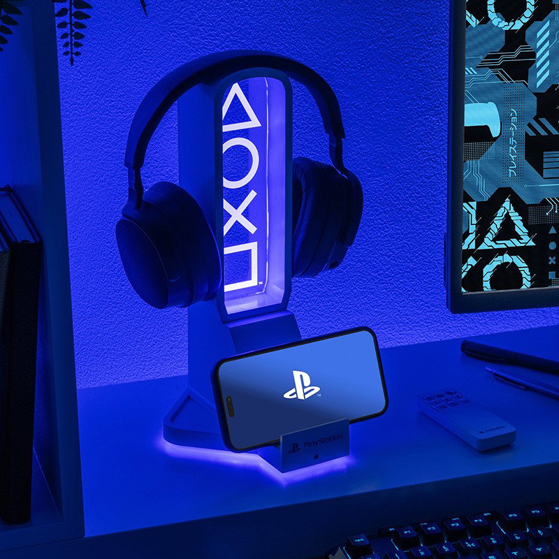 PlayStation - Lampička a Stojan na Sluchátka 3v1
