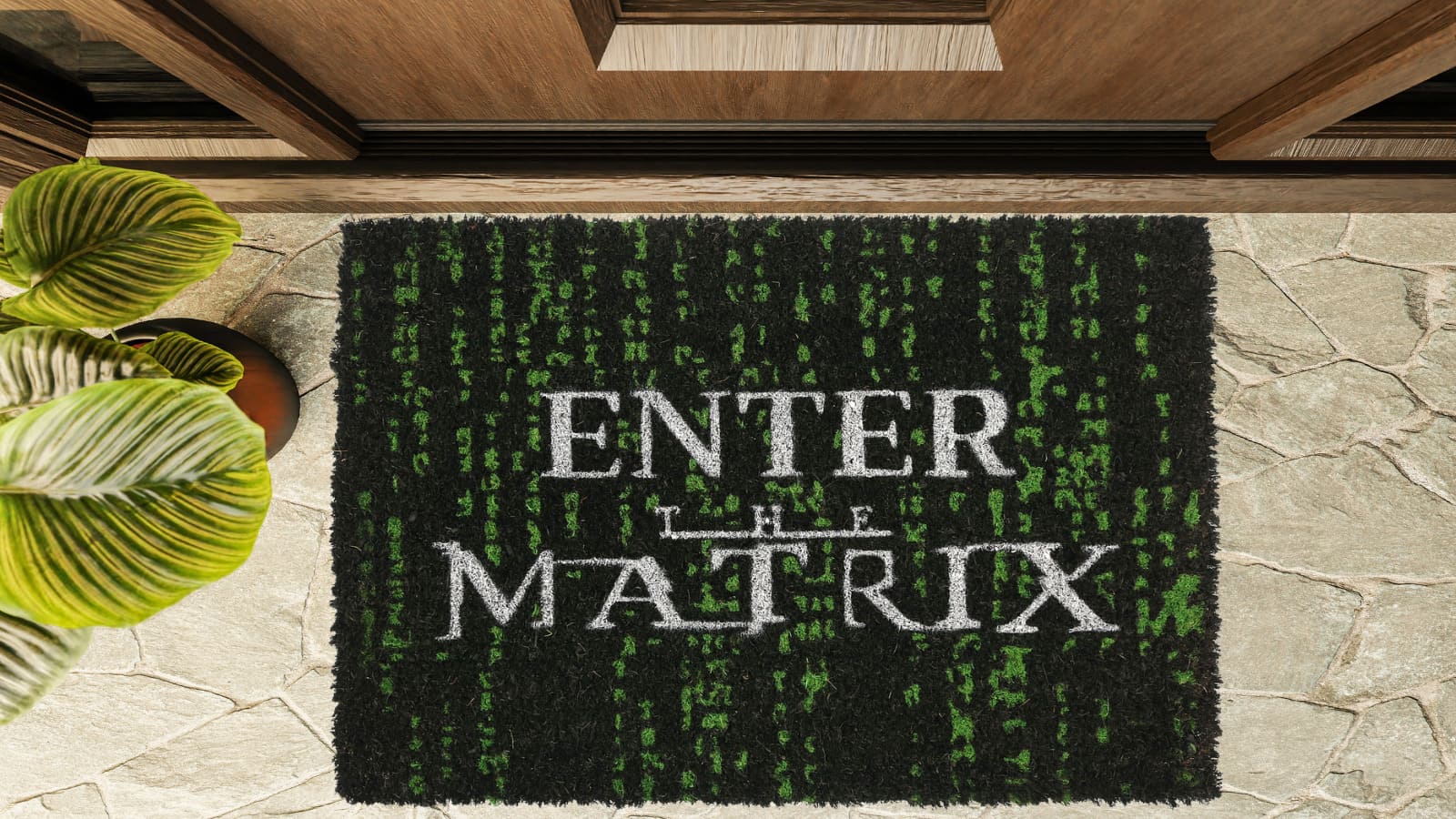 Rohožka Matrix - Enter the Matrix