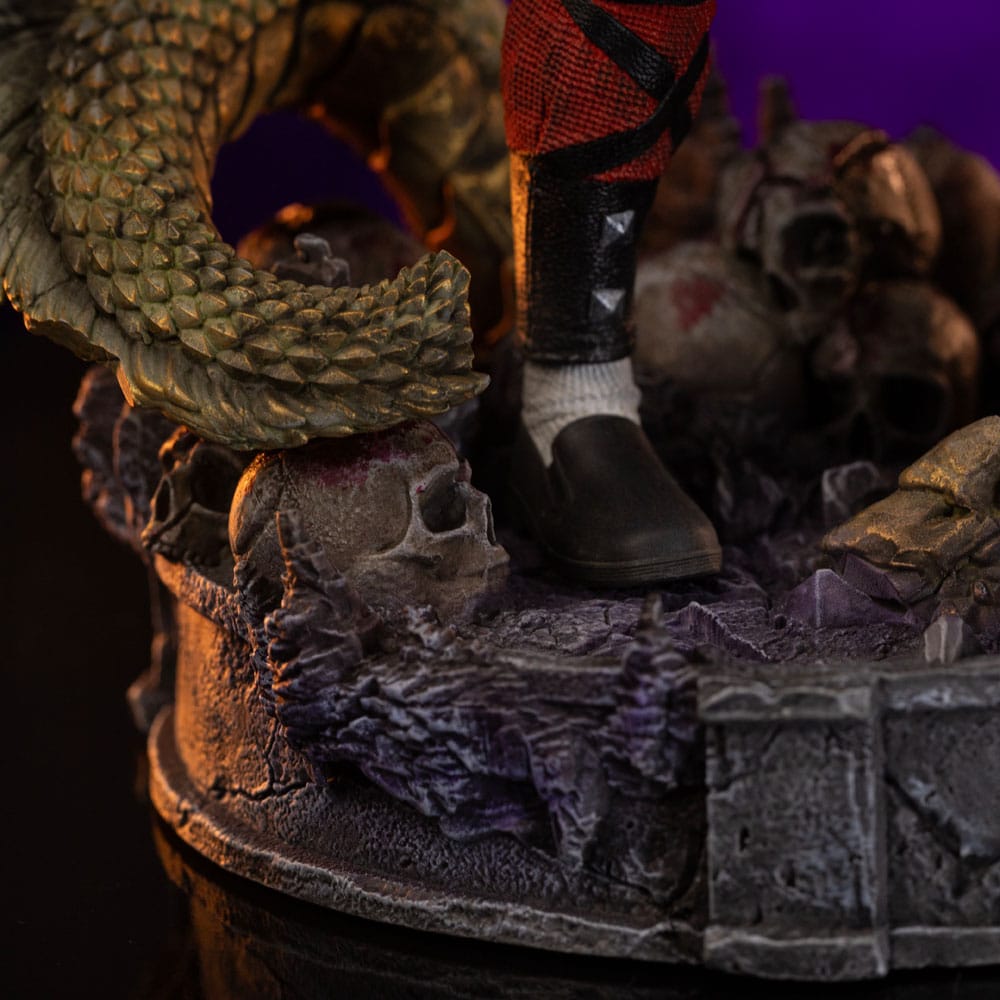 Mortal Kombat - art scale 1:10 soška "Liu Kang"