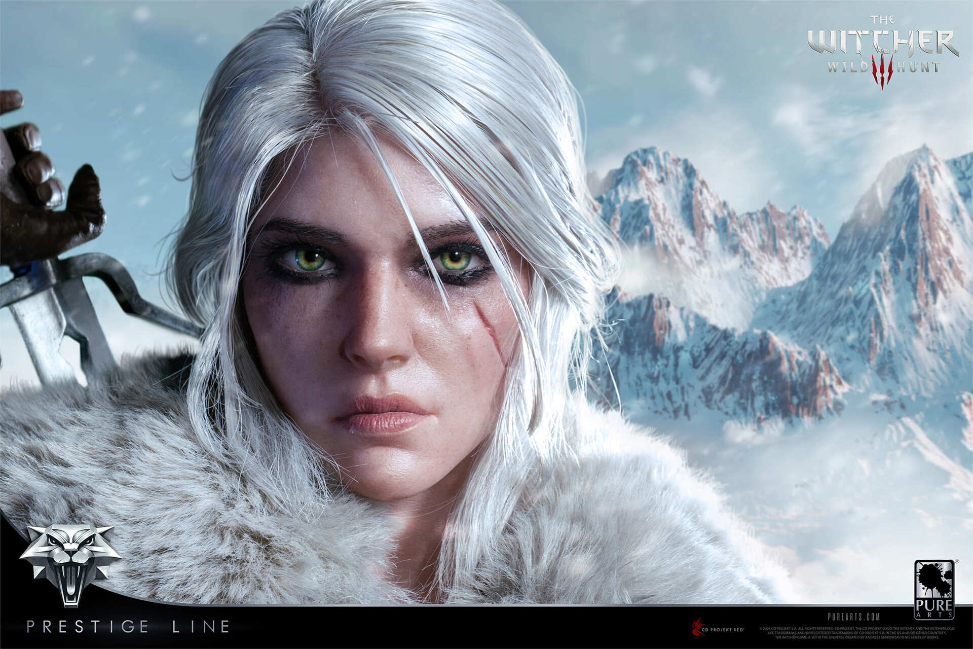 Zaklínač 3: Wild Hunt - Ciri of Cintra 1:2 Scale Statue [Pure Arts]