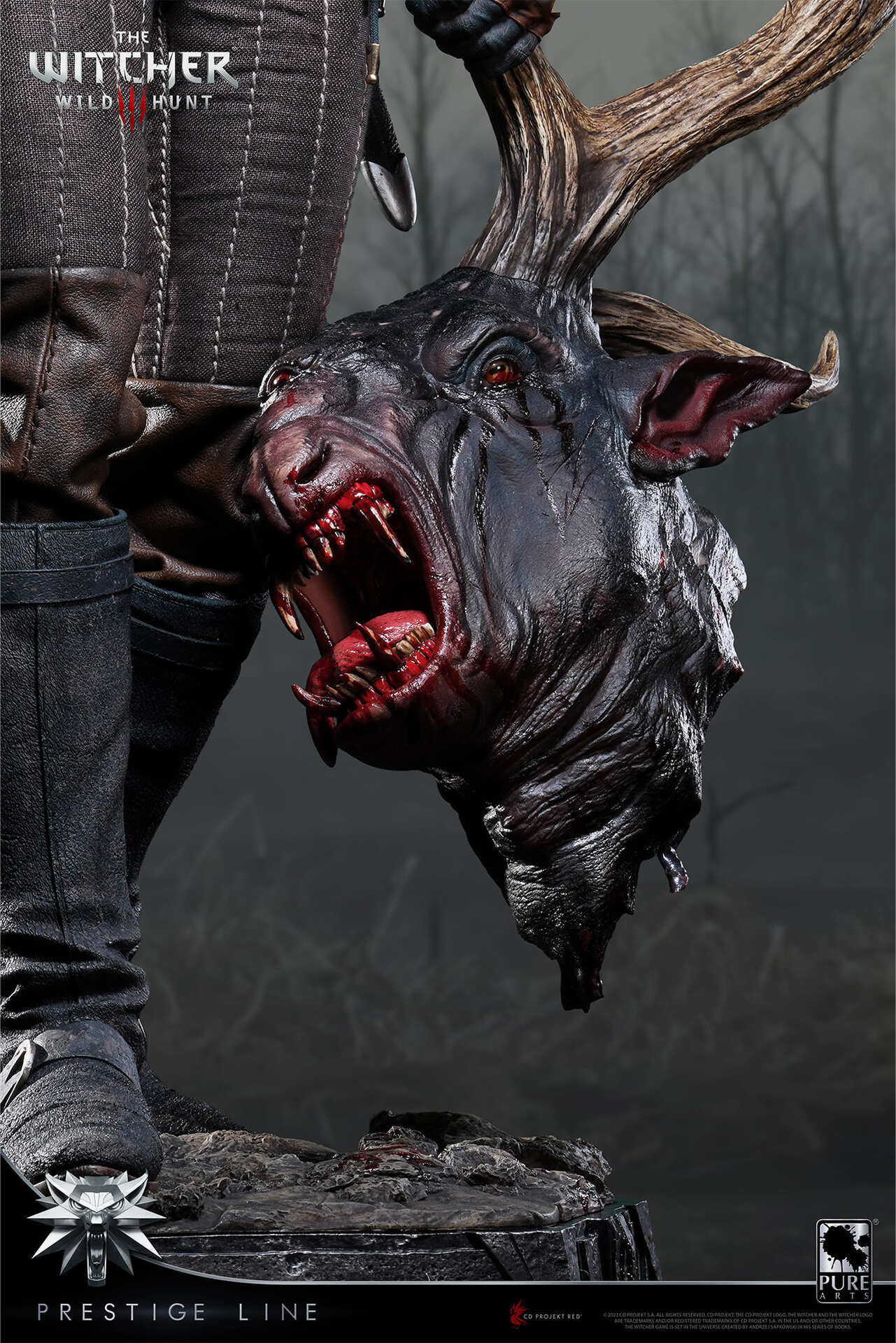 Zaklínač 3: Wild Hunt - Geralt of Rivia 1:2 scale statue