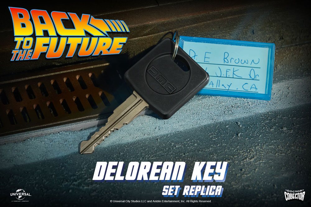 Back To The Future - DeLorean auto klíč 1:1