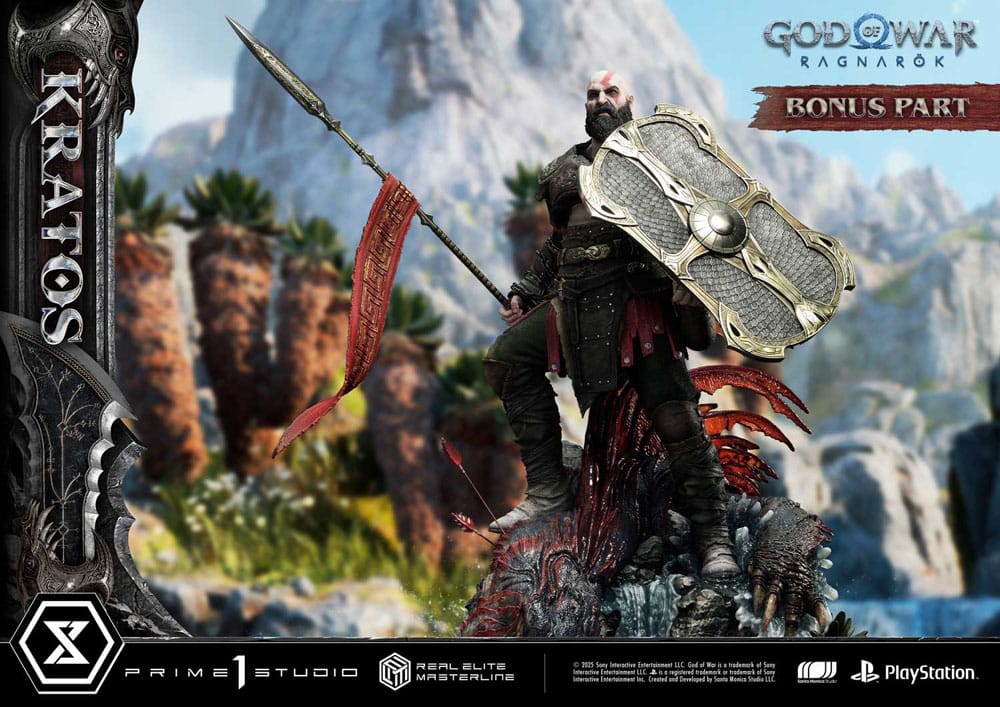 God of War: Ragnarok - Socha Masterline Series 1:3 Kratos [Bonus]