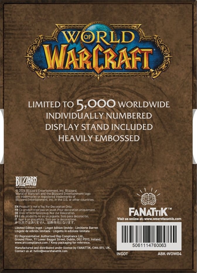 World of WarCraft - Plaketa k Výročí Původního Obalu [FaNaTtiK]