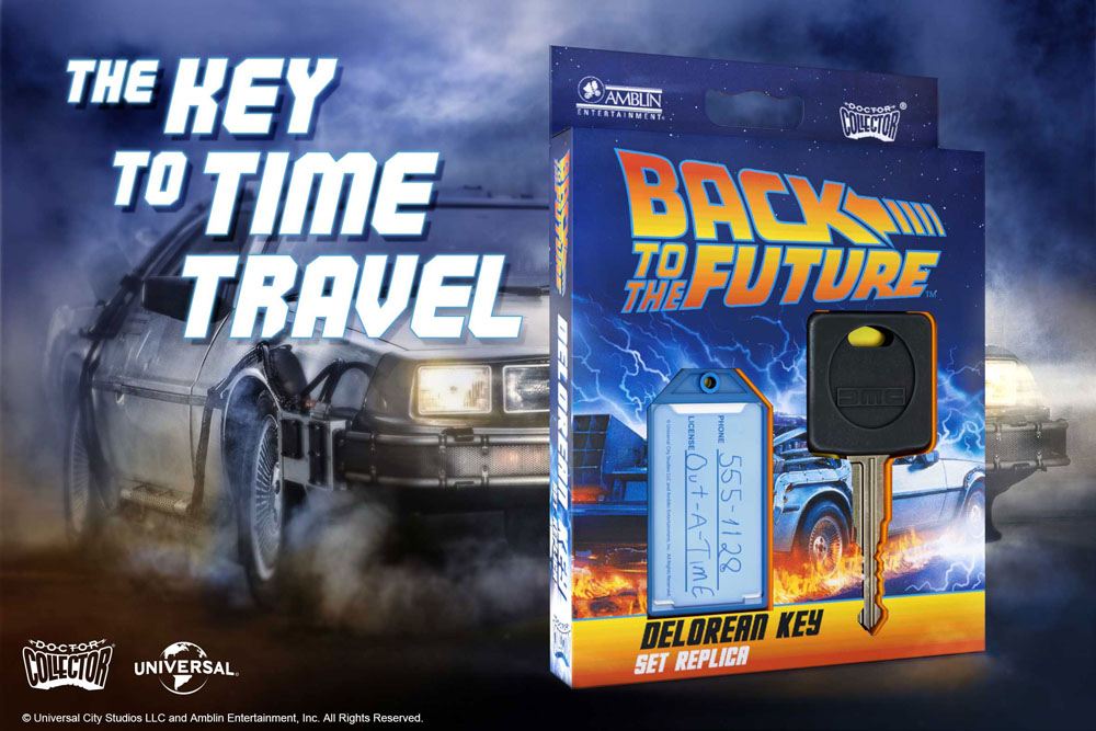 Back To The Future - DeLorean auto klíč 1:1