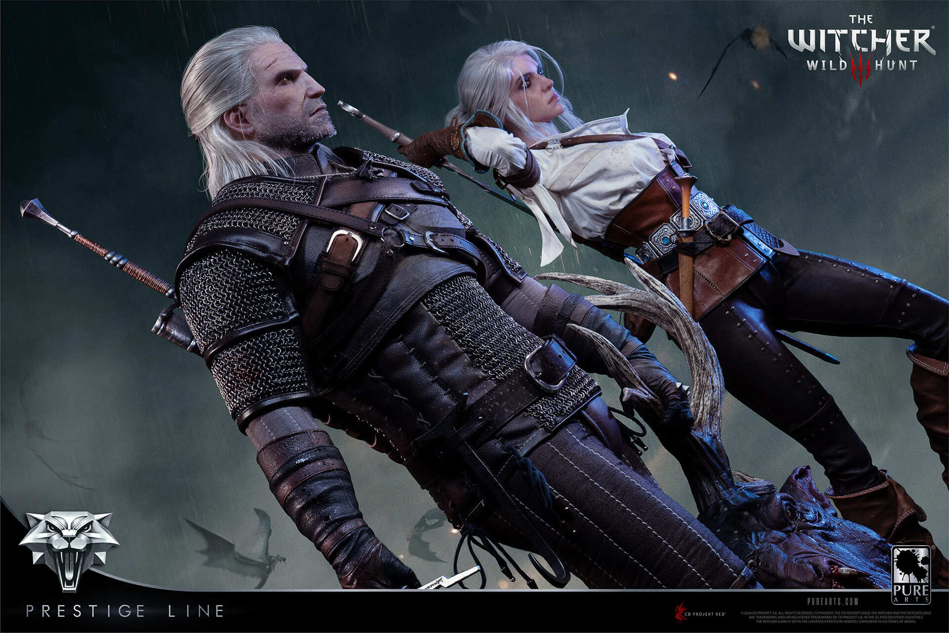 Zaklínač 3: Wild Hunt - Ciri of Cintra 1:2 Scale Statue [Pure Arts]
