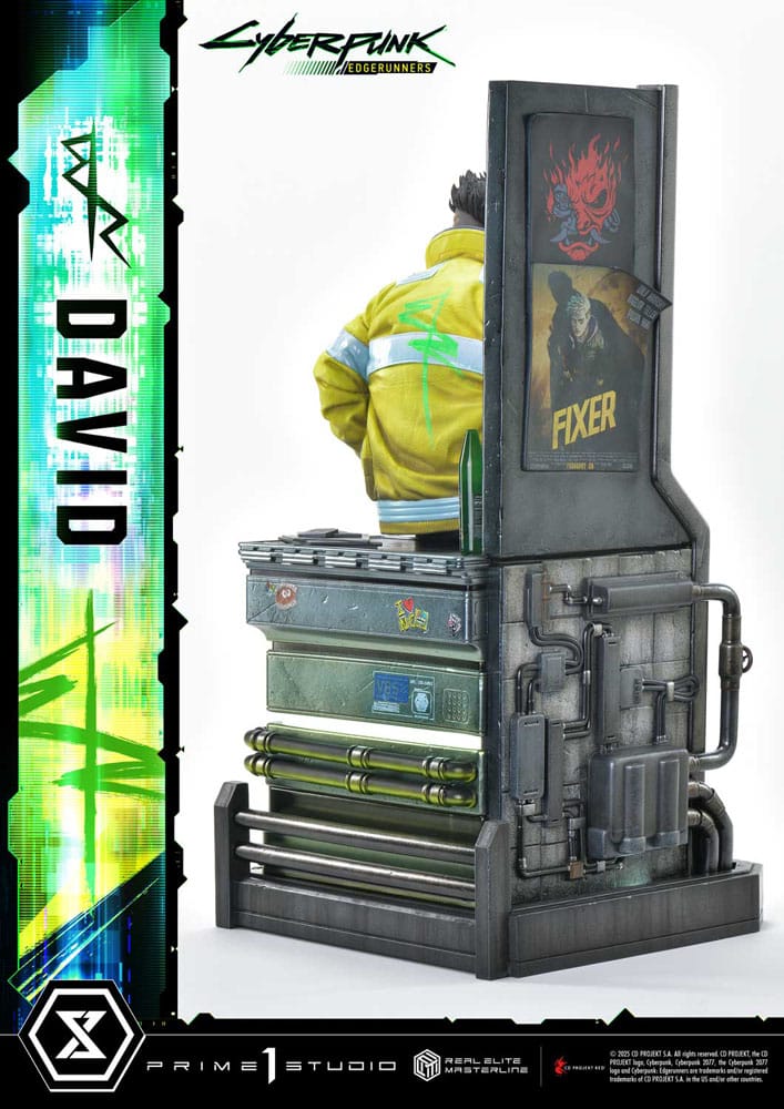 Cyberpunk: Edgerunners - Real Elite Masterline Series Statue 1:4 David Deluxe Verze (Prime 1 Studio)