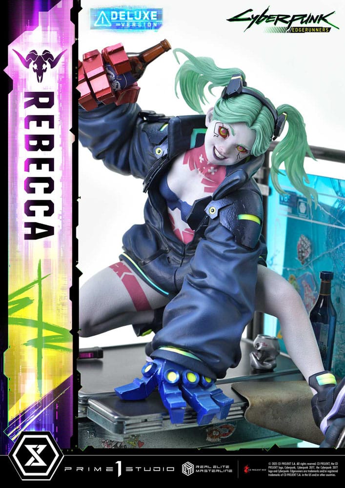 Cyberpunk: Edgerunners - Real Elite Masterline Series Statue 1:4 Rebecca Deluxe Verze (Prime 1 Studio)