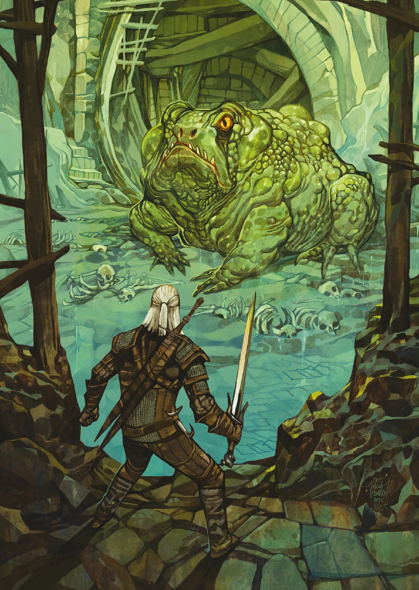 Zaklínač 3 Divoký hon - The Witcher 10th Anniversary Puzzle Collection