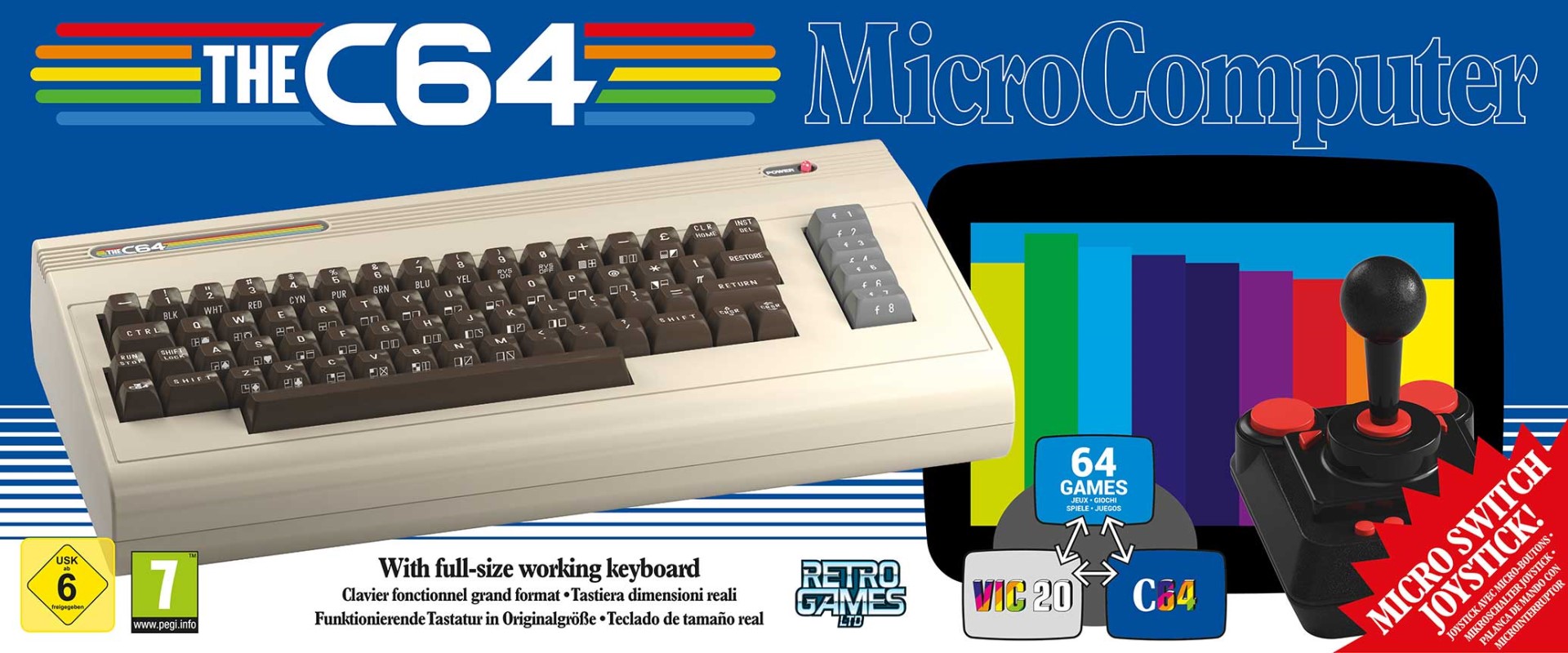 Commodore C64 MAXI - Retro Konzole