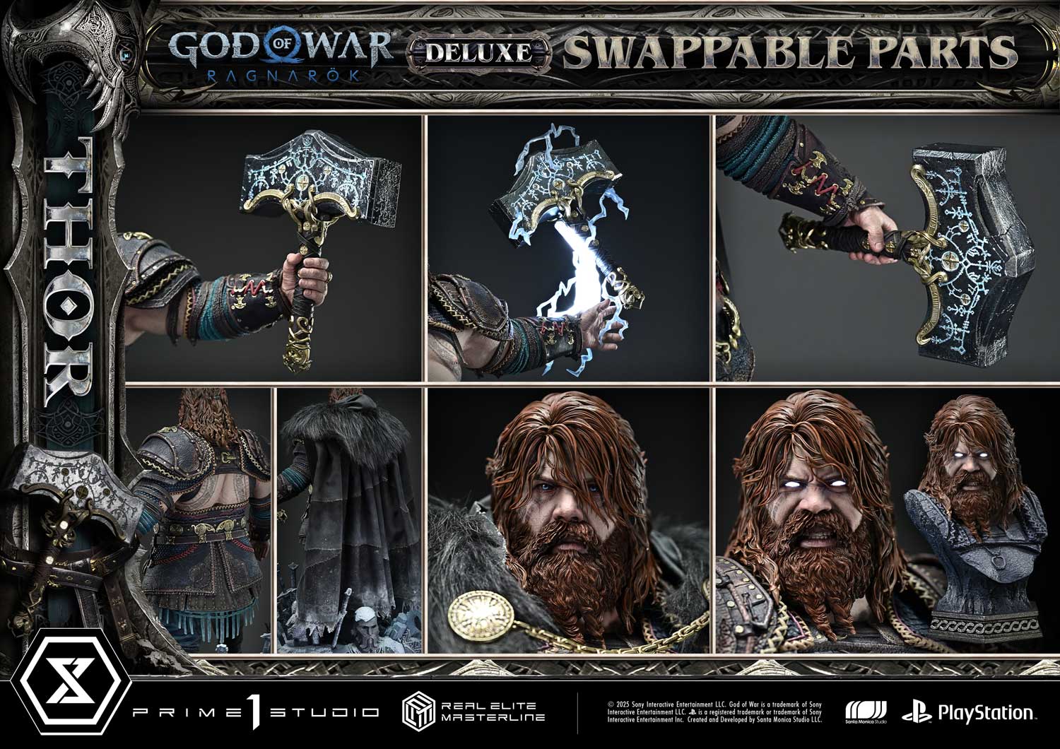 God of War: Ragnarok - Socha Masterline Series 1:3 Thor [Bonus]