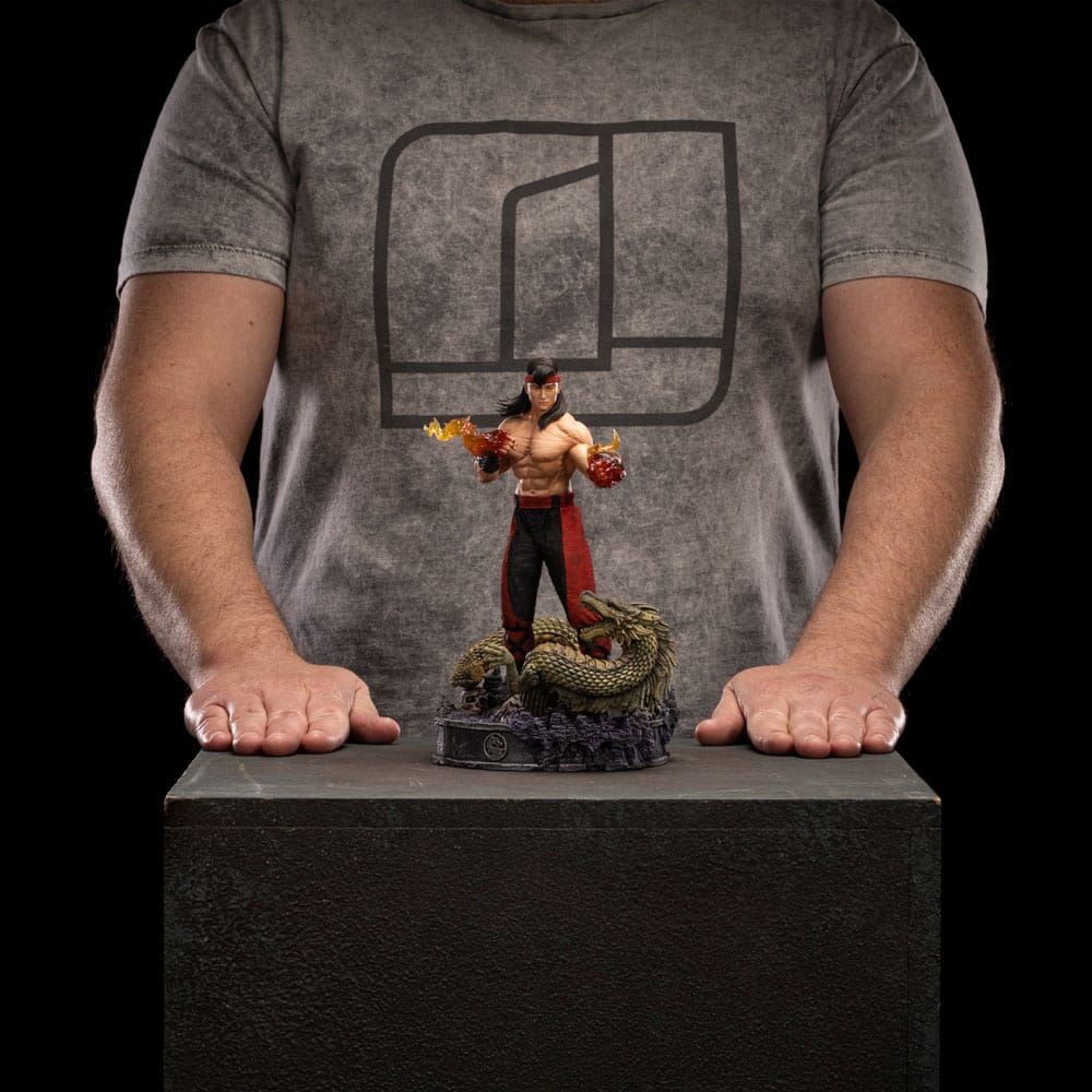 Mortal Kombat - art scale 1:10 soška "Liu Kang"
