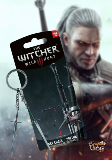 Zaklínač - Přívěsek na Klíče Geralt Meče [Good Loot]