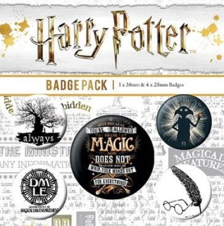 Harry Potter - Sada Placek Čar a Kouzel