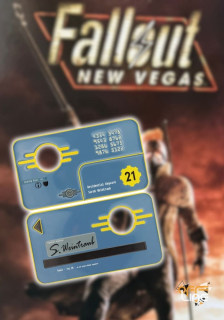 Fallout: New Vegas - Vault 21 Replika Vstupní Karty
