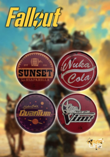 Fallout - Kovové Podtácky