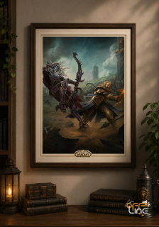 World of WarCraft - Limitovaná Edice Art Print "Sylvanas vs Anduin Wrynn" [FaNaTtiK]