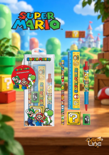 Super Mario - Školní Potřeby 5ks