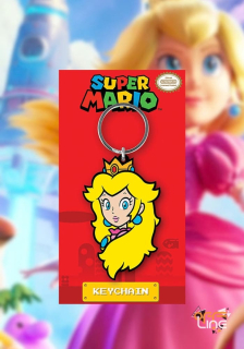 Super Mario - Přívěsek na Klíče "Princezna Peach"