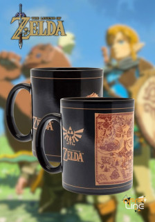 Legend of Zelda - Keramický Hrnek Reagující na Teplo