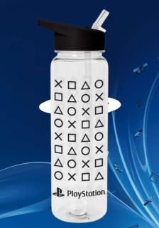 Láhev na pití PlayStation logo