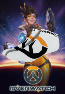 Overwatch - ponožky bíle (3x pár)
