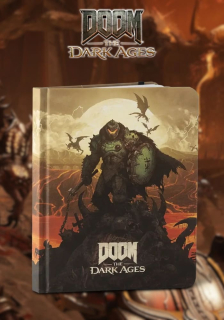 DOOM: The Dark Ages - stylový zápisník A5 "Keyart"