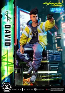 Cyberpunk: Edgerunners - Real Elite Masterline Series Statue 1:4 David Deluxe Verze (Prime 1 Studio)