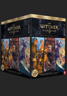 Zaklínač 3: Divoký Hon - The Witcher 10 Years of Killing Monsters Puzzle Trilogy