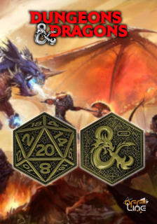 Dungeons & Dragons - Sběratelská Mince D20