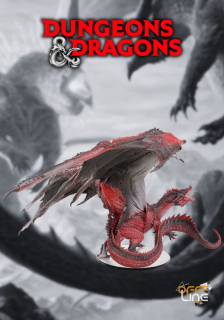 Dungeons & Dragons - soška dospělého draka Red Tyrant