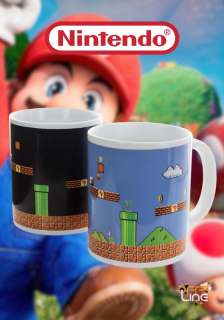 Super Mario Bros - Keramický Hrnek [měnící]